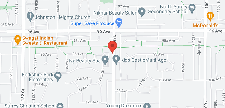 map of 9493 156TH STREET